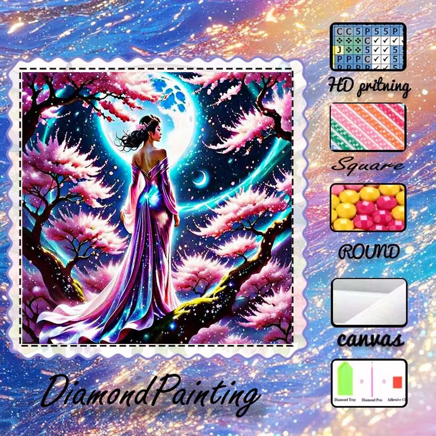 1개 5D DIY 플로킹 천, 특수 드릴, 다이아몬드  - 5D Diamond Painting Kit Full Drill 리뷰 및 가격