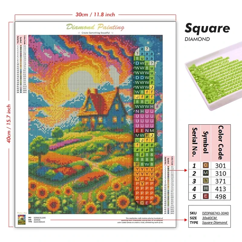 5D DIY 다이아몬드 페인팅 키트, 《프리렌: 여정의 - 5D Diamond Painting Kit Full Drill 리뷰 및 가격